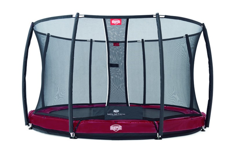 Cama Elastica Elite Red Inground+ Red Safety Net T-series 330 Peso maximo persona 100 kg USO PROFESIONAL