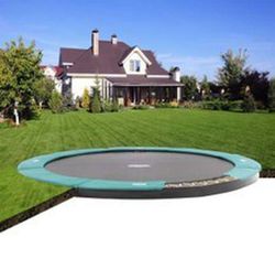 Trampolim BERG FlatGround Champion Green Sport Series