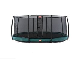 Cama Elastica BERG Inground Grand Champion 520 NEGRA + Safety Net Deluxe BE30.33.75.41