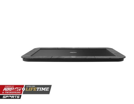 BERG Ultim Champion FlatGround Trampolim 410 cm Cinza até 120 kg