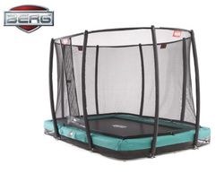 Cama Elastica BERG Ultim Champion Inground 330 GRIS + Safety Net Deluxe hasta 80 kg BE32.33.73.32