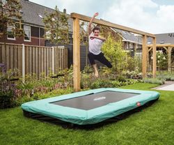 Cama Elastica BERG Ultim Favorit Verde InGround 280 cm hasta 70 kg