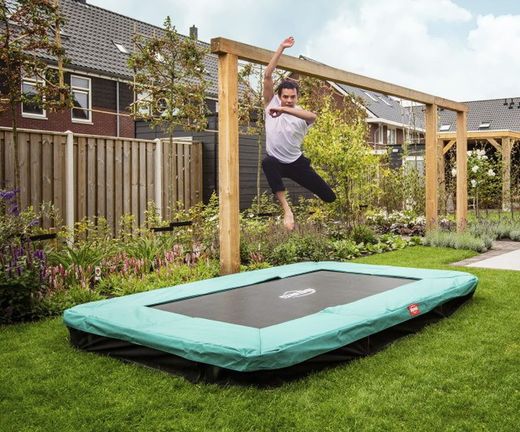 Cama Elastica BERG Ultim Favorit Verde InGround 280 cm hasta 70 kg