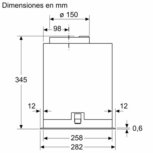 Campana de integracion SIEMENS LB57NPC60 IQ700 52 cm negro - - ¡¡OFERTA SOLO RECOGIDA EN TIENDA DE IRUN!!