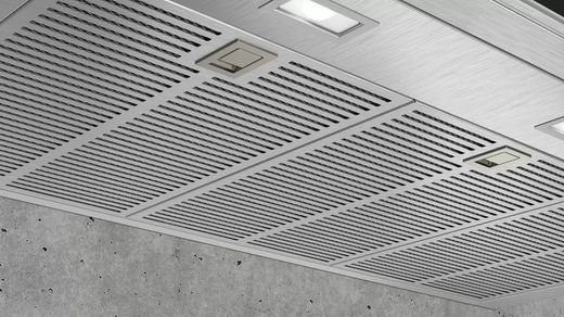 iQ700, Campana decorativa de pared, 90 cm, Acero inoxidable LC91BUR50