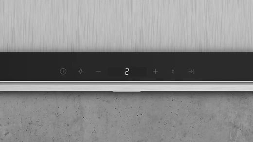 iQ700, Campana decorativa de pared, 90 cm, Acero inoxidable LC91BUR50