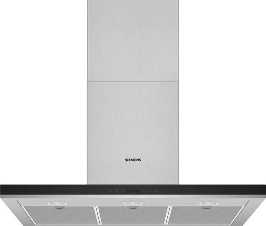 iQ500, Campana decorativa de pared, 90 cm, Acero inoxidable LC97BHP50