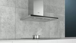 iQ500, Campana decorativa de pared, 90 cm, Acero inoxidable LC97BHP50
