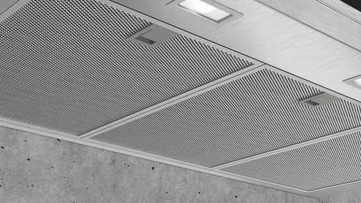 iQ500, Campana decorativa de pared, 90 cm, Acero inoxidable LC97BHP50