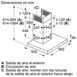 Campana LC98BIP50, Campana decorativa de pared Siemens noData