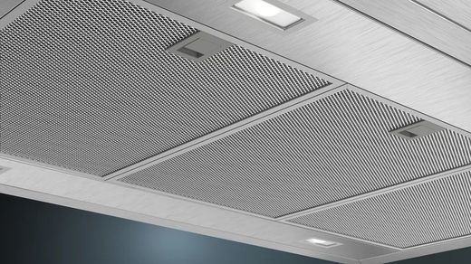 Q500, Campana decorativa de isla, 90 cm, Acero inoxidable  LF97BCP50