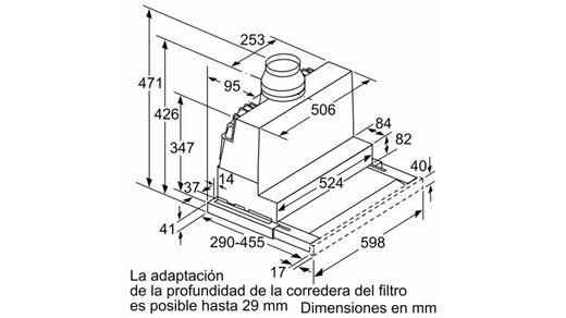 Campana LI67SA531, Campana telescópica Siemens noData