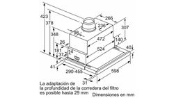 iQ700, Campana telescópica, 60 cm, Acero inoxidable LI69SA684