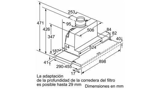 Campana LI97SA531, Campana telescópica Siemens noData