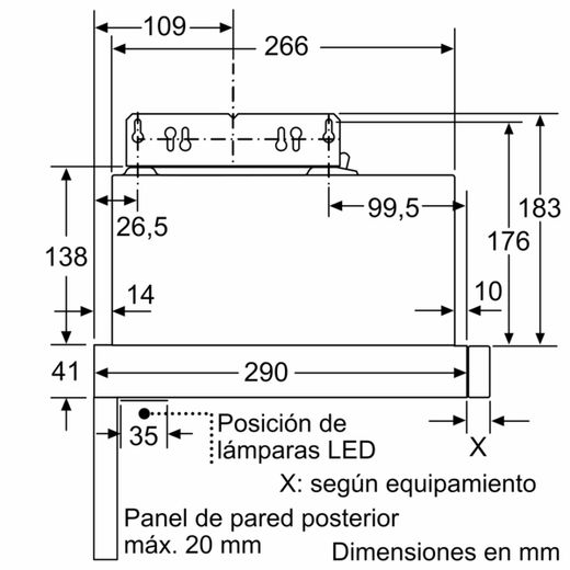 Campana telescopica SIEMENS LI64MC521 IQ100 60 cm Inox - ¡¡OFERTA SOLO RECOGIDA EN TIENDA DE IRUN!!