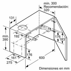 Campana telescopica SIEMENS LI64MC521 IQ100 60 cm Inox - ¡¡OFERTA SOLO RECOGIDA EN TIENDA DE IRUN!!