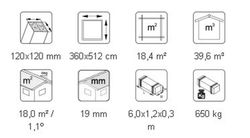 Abri de voiture Palmako Karl en bois 11,7 m2 360 x 512 cm + 12 x 12 poteaux en bois lamellé CP3651 101021