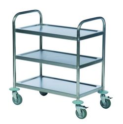 Carro 3 bandejas inox 710 x 400 mm 2243