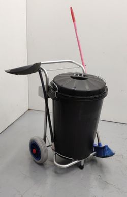 Carro barrendero de acero ligero 1 cubo 9832