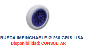 Carro frutero pala + ruedas neumaticas 260 - 1.720 x 480 x 260 mm - 1141 - + accesorio de 380mm para ampliar la altura del carro