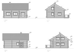 Maison préfabriquée en bois olivia Palmako 105,4 m2 bois lamellé 134 mm expédition garantie !!!