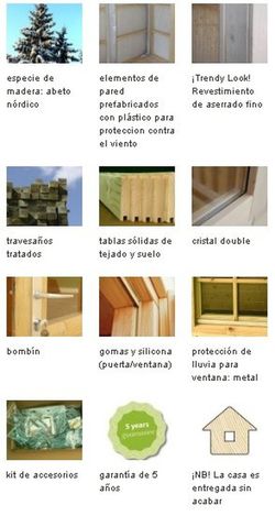 Casa nórdica de madera Palmako hedwig 13.6 m2 330 x 454 cm el18-4633 101163