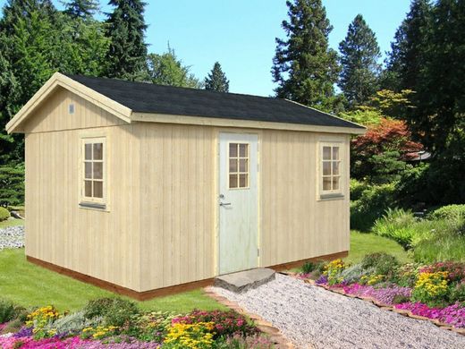 Casa nórdica de madera Palmako hedwig 13.6 m2 330 x 454 cm el18-4633 101163