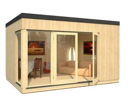 Casa nórdica de madera Palmako solveig 13.6 m2 456 x 332 cm el18-4533-1 101203