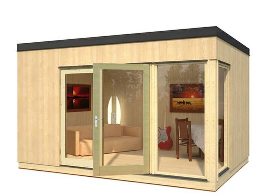 Casa nórdica de madera Palmako solveig 13.6 m2 456 x 332 cm el18-4533-1 101203