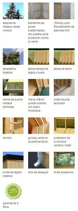 Casa nórdica de madera Palmako solveig 13.6 m2 456 x 332 cm el18-4533-1 101203