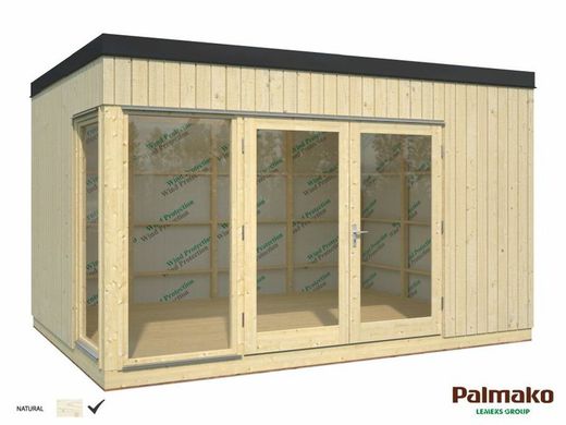 Casa nórdica de madera Palmako solveig 13.6 m2 456 x 332 cm el18-4533-1 101203