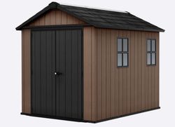 Caseta de Resina EVOTECH KETER NEWTON  759 / 975 - 262040 - 230 x 287 x 246 cm 10 AÑOS DE GARANTIA