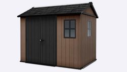 Caseta de Resina EVOTECH KETER NEWTON PLUS 759 / 975 - 262040 - 230 x 287 x 246 cm 10 AÑOS DE GARANTIA