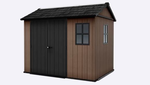 Caseta de Resina EVOTECH KETER NEWTON PLUS 759 / 975 - 262040 - 230 x 287 x 246 cm 10 AÑOS DE GARANTIA