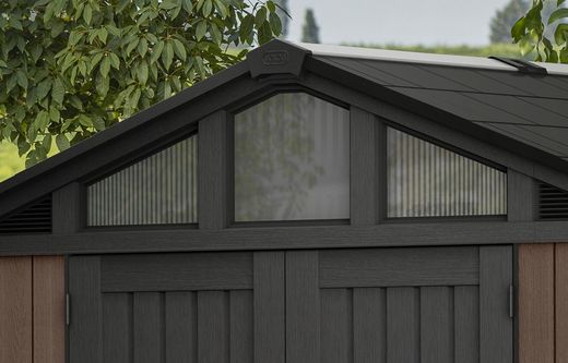 Caseta de Resina EVOTECH KETER STRONGHOLD 10X8 - 261337 - 306 x 244 x 250 cm 10 AÑOS DE GARANTIA