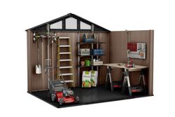 Caseta de Resina EVOTECH KETER STRONGHOLD 10X8 - 261337 - 306 x 244 x 250 cm 10 AÑOS DE GARANTIA