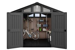Caseta de Resina EVOTECH KETER STRONGHOLD 10X8 - 261337 - 306 x 244 x 250 cm 10 AÑOS DE GARANTIA