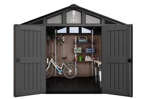 Caseta de Resina EVOTECH KETER STRONGHOLD 10X8 - 261337 - 306 x 244 x 250 cm 10 AÑOS DE GARANTIA