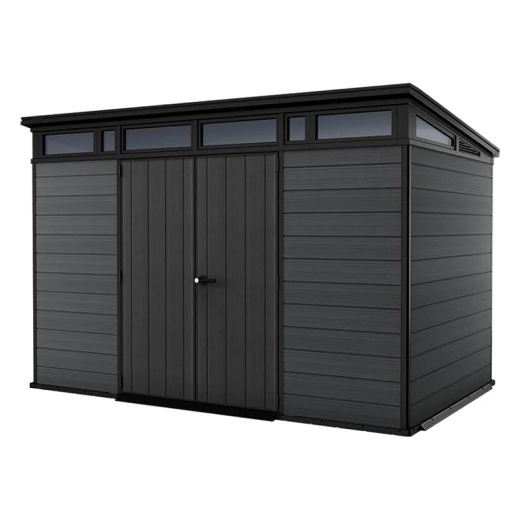 Caseta de resina KETER CORTINA 11X7 - 259121 - 342x218x226 cm y 7,4m2 - Gris ¡¡10 AÑOS DE GARANTIA!!