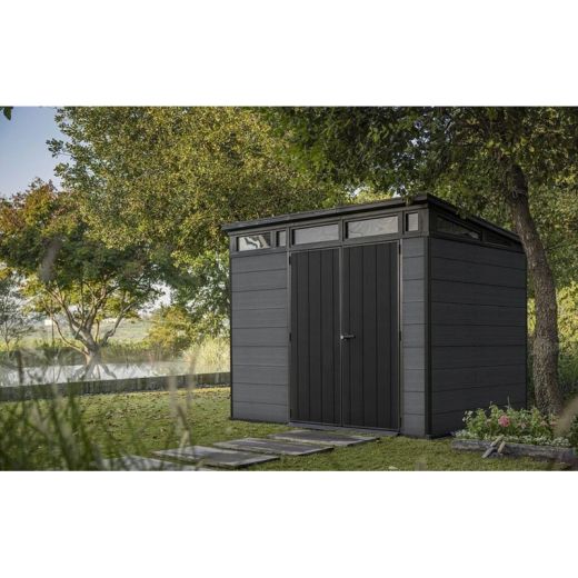 Caseta de resina KETER CORTINA 9X7 - 249835 - ¡¡10 AÑOS DE GARANTIA!!