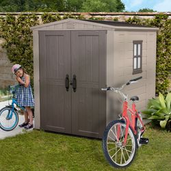 Caseta de Resina KETER FACTOR 6x6 - 209872  178x196x208 cm !!GARANTIA KETER 10 AÑOS!!
