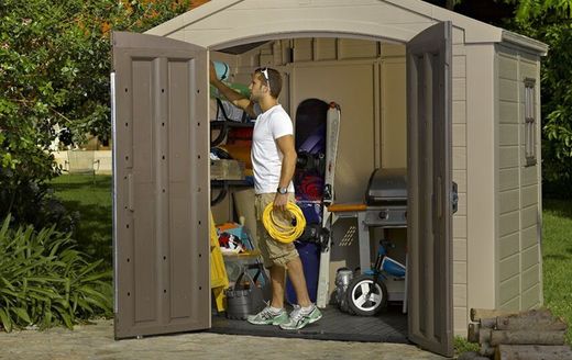 Cabine de resina KETER FACTOR 8X6 - 209871 - 256,5x182x243 cm