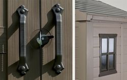 Cabine de resina KETER FACTOR 8X8 209875 - 256x255x243 cm