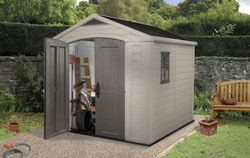 Cabine de resina KETER FACTOR 8X8 209875 - 256x255x243 cm