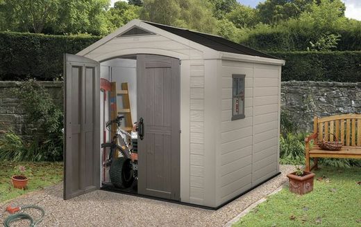 Cabine de resina KETER FACTOR 8X8 209875 - 256x255x243 cm