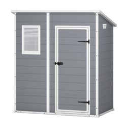 Caseta de Resina KETER MANOR 6X4 PENT - 217314 - 183.5 X 111 X 00.5 cm - ¡¡10 AÑOS DE GARANTIA!!