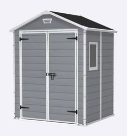 Caseta de Resina KETER MANOR 6X5DD - 203521 - 185 X 152 X 226 cm ¡¡10 AÑOS DE GARANTIA!!
