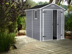 Cabine de resina KETER MANOR 6X8 DD - 203522 - 185,5 x 236,8 x 227 cm