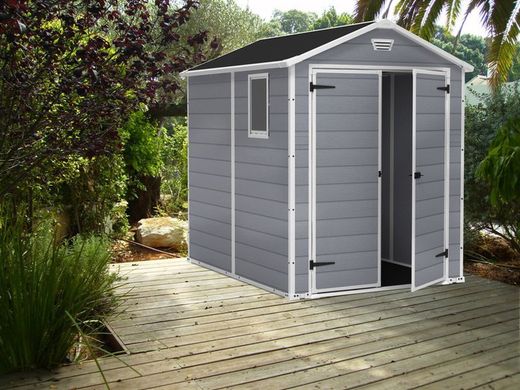 Cabine de resina KETER MANOR 6X8 DD - 203522 - 185,5 x 236,8 x 227 cm