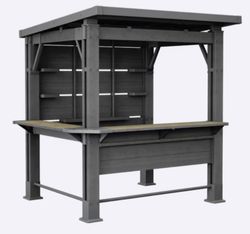 Caseta de resina MUEBLE BAR KETER BAR GAZEBO - 261948 - ¡¡10 AÑOS DE GARANTIA!!